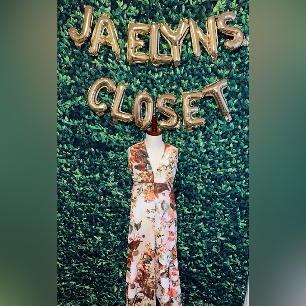 PLT Floral Jumpsuit